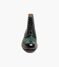 Stacy Adams MADISON Cap Toe Lace Up Boot Green by Stacy Adams Shoes