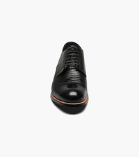 Stacy Adams MADISON Lizard Cap Toe Oxford Black by Stacy Adams Shoes