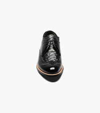 Stacy Adams DAYTON Ostrich Wingtip Oxford Black by Stacy Adams Shoes