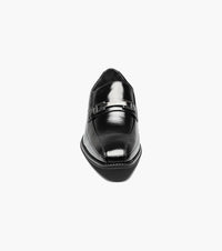 Stacy Adams WAKEFIELD Bike Toe Bit Slip On Black by Stacy Adams Shoes