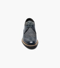 Stacy Adams DAYTON Python Print Wingtip Oxford Navy by Stacy Adams Shoes