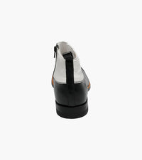 Stacy Adams MADISON Spectator Spat Cap Toe Boot Black w/White by Stacy Adams Shoes