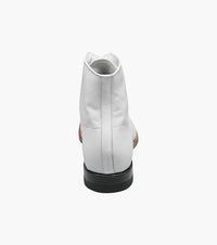 Stacy Adams MADISON Cap Toe Boot White by Stacy Adams Shoes