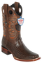 Wild West Botas de Armadillo Horma Rodeo Brown