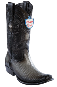 Wild West Botas de Armadillo Horma Dubai Toe Faded Gray