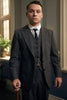 Mens Peaky Blinders Costume Michael Gray Vested Suit