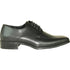 Bravo Mens Classic Square Pointy Toe Dress Shoe in Black