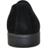 Bravo Mens Vegan Suede Wedding & Prom Slip On Loafer Dress Shoe in Black