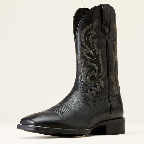 Slim Zip Ultra Black Cowboy Boots