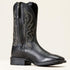 Black Ariat square toe boot