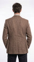 Men’s Brown Tweed Blazer Matt Smith Inspired Jacket – Classic Vintage Style Casual Formal Blazer, Smart Office Party Wear