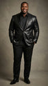 Men’s Shiny Black Tuxedo Blazer – Glossy Formal Jacket for Party Dinner Jacket Shawl Collar