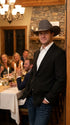 Men’s Black Linen Western Cowboy Blazer – Lightweight Formal Blazer Jacket for Wedding - Country Summer Jacket
