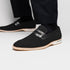 Zelli Meo 3 Suede and Crocodile Penny Loafers in Black