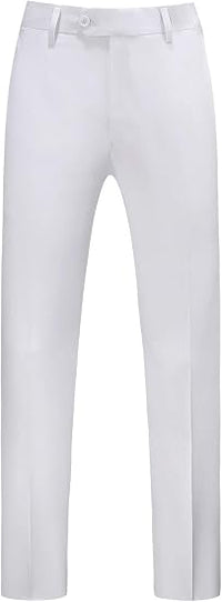 Mens Dress Pants Front Flat Fit Casual Pants