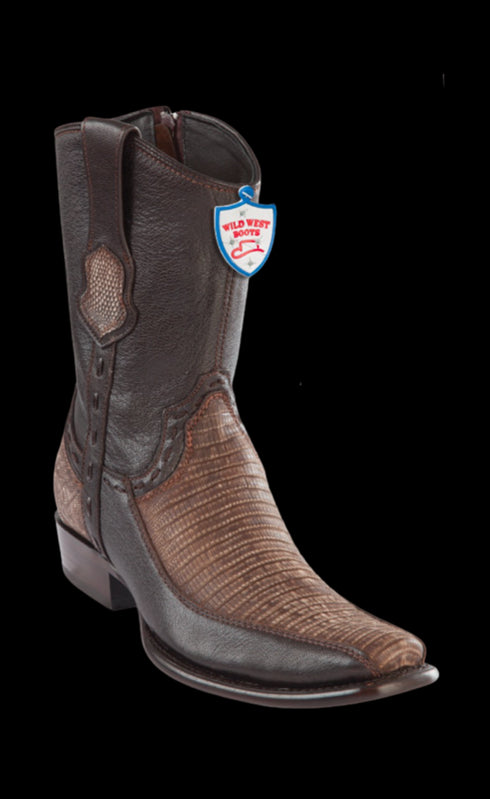 Wild West Botas de Armadillo Horma Dubai Toe Sand Brown