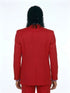 Men’s Red Suit Michael Jackson Award Ceremony Inspired Jacket – Classic Double Breasted Formal Suit , Stylish Party Dinner Jacket, Vintage Stage Wear