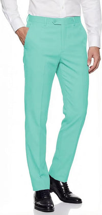 Mens Expandable Waist Business Casual Dress Pants