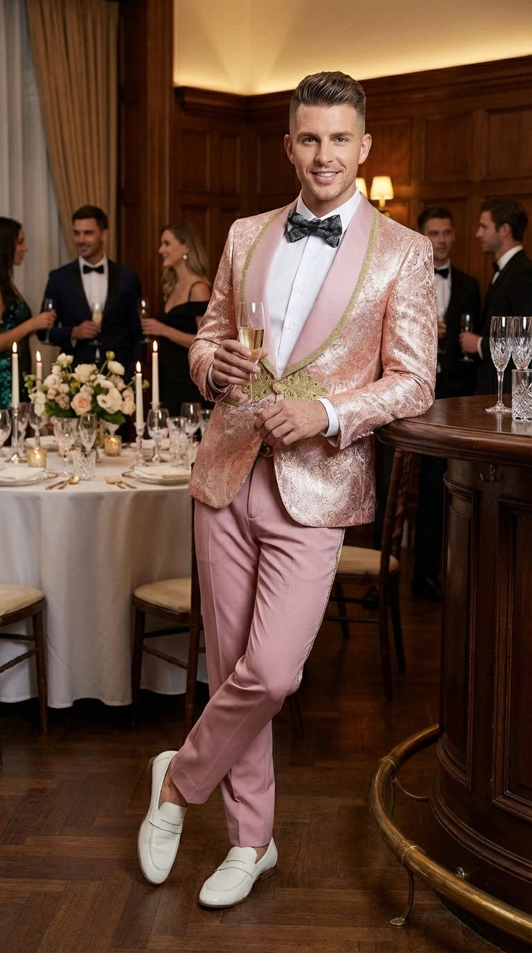 ROSE GOLD SUITS OvercoatUSA ROSE GOLD SUITS OvercoatUSA