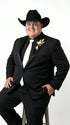 Men’s Black Tuxedo Western Blazer – Cowboy Style Formal Sport Coat Jacket for Dinner Jacket