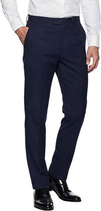 Mens Expandable Waist Business Casual Dress Pants