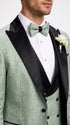 Men’s Sage Green Wedding Tuxedo with Black Shawl Lapel – 3 Piece Groom Prom Suit Mintish Color