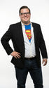 Mens Black Blazer – Clark Kent Inspired Smart Casual Office Blazer for Men Classic Everyday Formal Jacket