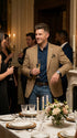Mens Khaki Camel Bronze Taupe Blazer, Classic Business Casual Wedding Sport Coat Jacket in Tan Color