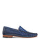 Mens Mezlan Rollini Ostrich Quill  Dress Shoe Loafer in Black