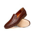 Zelli Rizzo Woven Calfskin Loafer in Cognac | Timeless Italian Style