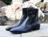 Corrente 1547 Burnished Calfskin Slip-On Boot - Navy - Navy - Size 13