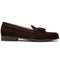 Zelli Franco Classic Tassel Loafers in Nicotine Suede Goatskin