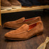 Zelli Bruno Brown Suede Loafer | Handcrafted Italian Dress Shoe