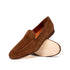 Zelli Bruno Brown Suede Loafer | Handcrafted Italian Dress Shoe