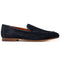 Zelli Bruno Handcrafted Italian Suede Loafer in Sophisticated Navy
