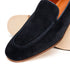 Zelli Bruno Handcrafted Italian Suede Loafer in Sophisticated Navy