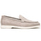 Zelli Livorno Stampata Crocodile Embossed Nubuck Loafer in Bone