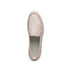 Zelli Livorno Stampata Crocodile Embossed Nubuck Loafer in Bone