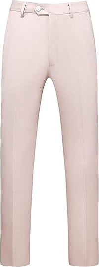 Mens Dress Pants Front Flat Fit Casual Pants