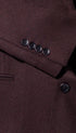 Belmont Notch Lapel Tweed Rich Brown Suit With Peak Stiching.