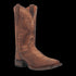Dan Post Men's KA Python Print Leather Square Toe Boots - Brown