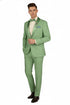 Men’s Mint Green Tuxedo – 2-Piece Formal Suit with Satin Shawl Lapel and Matching Bow Tie in  Sage Green