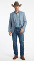 Mens Rugby Teal Baby Sky Western Blazer – Cowboy Style Casual Sport Coat for Men Classic Western Jacket in Light Blue Color