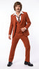Men’s Burnt Orange 3-Piece Suit – 1970s Disco, Retro Rockabilly, Prom and Party Suit