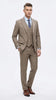 Men’s Taupe Olivish Tan 3-Piece Suit – Elegant Tan Wedding, Business & Formal Suit with Vest