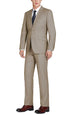 Vanderbilt Collection  - Classic 2 Piece Suit 2 Buttons Regular Fit In Taupe