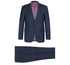 Bevagna Collection - Blue 100% Virgin Wool Regular Fit Pick Stitched 2 Piece Suit