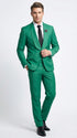 Men’s Augusta Green Emerald Light Green Suit – Slim Fit 2 Piece Formal Suit for Wedding, Prom and Evening Events