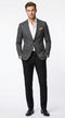 Mens Charcoal Pinstripe Blazer – Classic Tailored Formal Jacket for Business, Office and Evening Wear