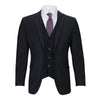 Mens Vested Navy Slim Fit Suit